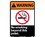 NMC 10" X 14" Vinyl Safety Identification Sign, No Smoking Beyond This Point, Price/each