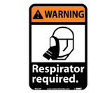 NMC WGA3 Warning Respirator Required Sign