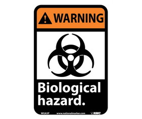 NMC WGA5 Warning Biological Hazard Sign