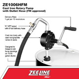 ZeeLine ZE1006HFM - Cast Iron Rotary Pump