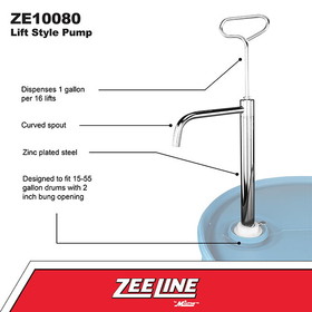 ZeeLine ZE10080 - Zinc Plated Steel Pump