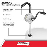 ZeeLine ZE10210 - Cast Iron Pump