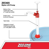 ZeeLine ZE365 - Nylon Lift Pump (1 Gallon Per 8 Lifts)