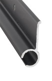 AP Products 021-50802-8 Stnd Awn. Rail Blk 8' Ea