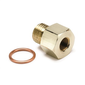 AutoMeter 2267 FITTING, ADAPTER, METRIC, M14X1.5 MALE TO 1/8" NPTF FEMALE, BRASS