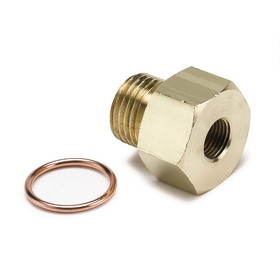 AutoMeter 2268 FITTING, ADAPTER, METRIC, M16X1.5 MALE TO 1/8" NPTF FEMALE, BRASS