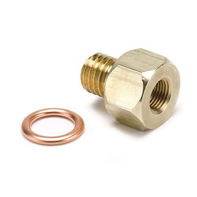 AutoMeter 2278 FITTING, ADAPTER, METRIC, M12X1.75 MALE TO 1/8" NPTF FEMALE, BRASS