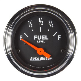 AutoMeter 2-1/16 in. FUEL LEVEL, 73-10 O LINEAR, TRADITIONAL CHROME