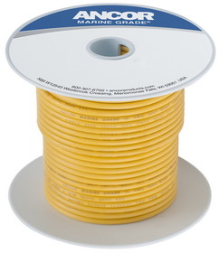 Ancor 105010 Wire 100' #14 Yellow Tinned Copper