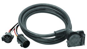 Bargman 54700-003 Trailer Wiring Connector; 7-Way Flat; With 7 Foot Cable; Bulk Packaging