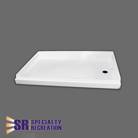Specialty Recreation SP2424W Shower Pan 24 X 24 White
