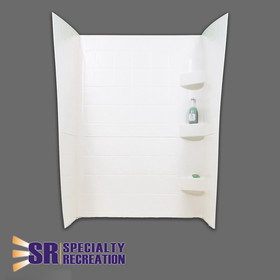 Specialty Recreation SW2440W Shwrwall24X40X66White