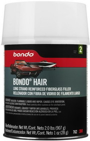3M 762 Bondo-Hair Fbgls Qt 12/Cs