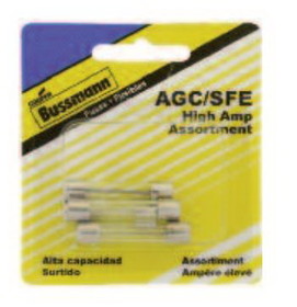 Bussmann BP/AGC-SFE-A5-RP Fuse Assortment; Agc/ Sfe Glass Fuse