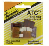Bussmann BP/ATC-A5-RP Fuse Assortment; Atc Blade Fuse; With One Each Of 10 Amp/ 15 Amp/ 20 Amp/ 25 Amp/ 30 Amp; Total 5 Pieces; With English/ Spanish/ French Language Blister Packaging