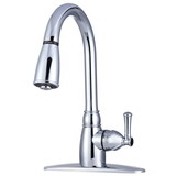 Dura Faucet DF-PK160-CP Non-Metallic Pull-Down Rv
