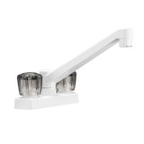 Dura Faucet DF-PK640S-WT Two Handle 4' Kitchen/Bar Faucet