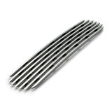 DV8 Offroad D-JP-190008-BRUSH Grill Inserts; 7-Pieces; Brushed