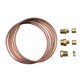 Equus E9901 Tubing Kit, Copper, 6 ft, Includes Compression Fittings
