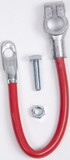 East Penn 00293 Battery Cable; Deka; Top Post; Red Positive; Copper; 4 Gauge Primary Wire 15 Inch Length; 4 Inch Length Auxiliary Wire