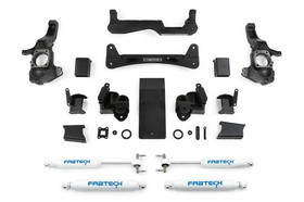 Fabtech 6" RTS SYS W/PERF SHKS 2020-22 GM 2500HD 4WD