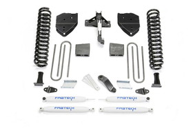 Fabtech 6" BASIC SYS W/PERF SHKS 17-21 FORD F250/F350 4WD DIESEL