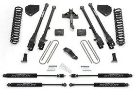 Fabtech 6" 4LINK SYS W/COILS & STEALTH 19-20 FORD F450/550 4WD DIESEL