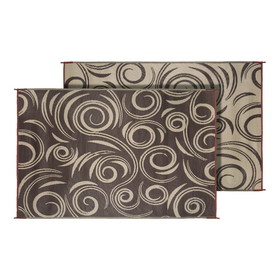 Faulkner 68859 Mat Wk&Play Swirl Bn/Bg 36X68