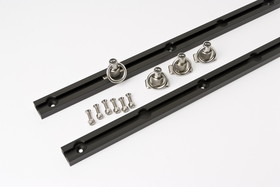Hi-lift Jack BXR68B 68" Black Set. 2 anodized aluminum rails, 4 stainless steel locking slides.