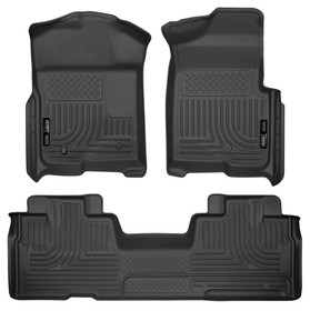 Husky Liners 98341 Front & 2nd Seat Floor Liners (Footwell Coverage)