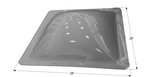 ICON 12840 Skylight Sl2424S Smoke