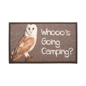 Kittrich STRB-14854-20 Whooos Going Camping Textilene Mat