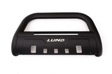 Lund International 47121216 3.5 Black Led Bull Bar W/Skid Plate