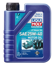 LIQUI MOLY 20546 Marine 4T Motor Oil SAE 25W-40