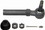 Moog Chassis ES3184RL Tie Rod Out Mustang 94-95