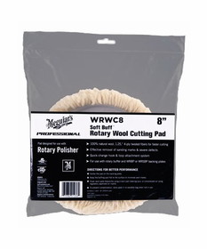 Meguiars WRWC8 Soft Buff Rotary Wool Cut