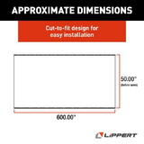 Lippert Components 432252 Slide Topper Fab 50' Wht