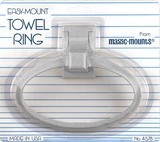 Magic Mounts 4578W Towel Ring 1Pk White