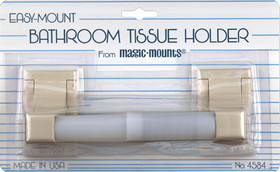 Magic Mounts 4584W Bath Tissue Holder 1Pk Wh