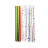 Norpro 4025 Paper Party Straws Wrapped Assort