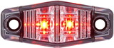 Optronics MCL13CR2B Led Mark W/ Clear Lens;Mini;Red