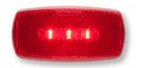 Optronics MCL32RS Led M/C;Oval;Wht; Red
