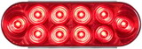 Optronics STL72RB Led Tail Light 6'Grommet Mount 10D