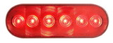 Optronics STL73RBP 6 Led S/T/T;Flange/Surface;6In;Red;