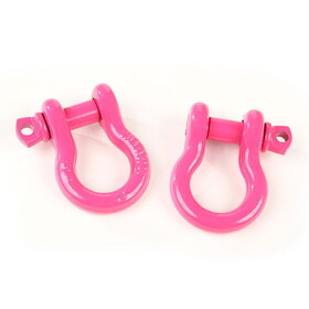 Rugged Ridge 11235.09 D-Shackles 3/4 Inch Pink Pair