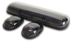 Pacer Performance 20-253S LED Smoke Hi-5 Cab Roof Light Kit, 02-07 GM Style