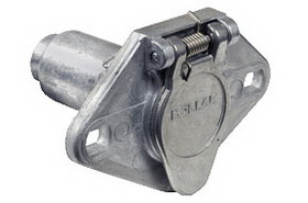 Pollak 11-609 6-Way Connector Socket