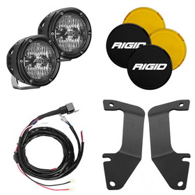 RIGID 2014-2020 Toyota Tundra A-Pillar Light Kit, Includes 4In 360-Series Drive