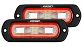 Rigid Lighting 53222 Sr-L Series Spdr Red Halo Fm/2