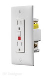RV Designer S801 Dual Gfci Outlet-Wht